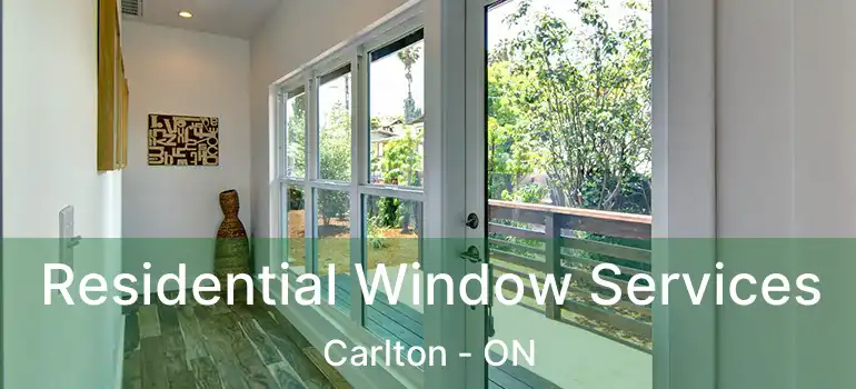  Residential Window Services Carlton - ON